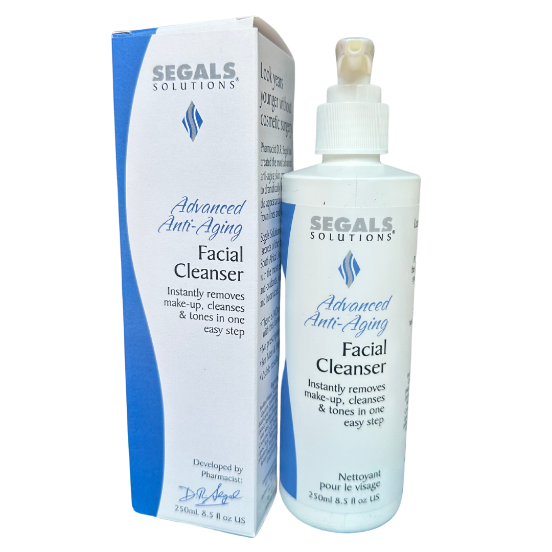 bottle of advanced anti-aging facial cleanser